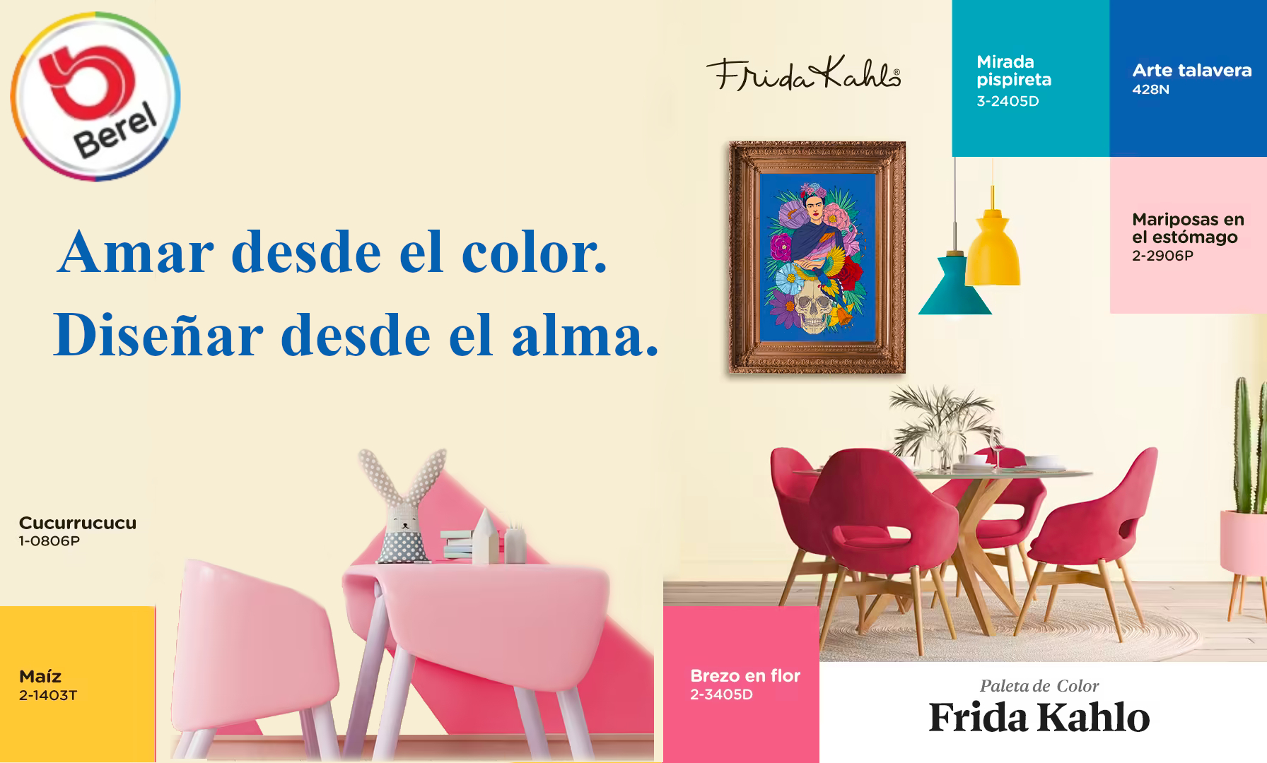Paleta de color Berel Frida Kahlo
