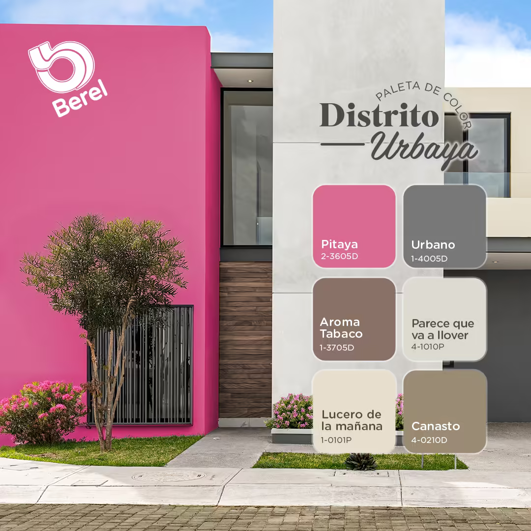 Paleta de color Distrito Urbaya Berel