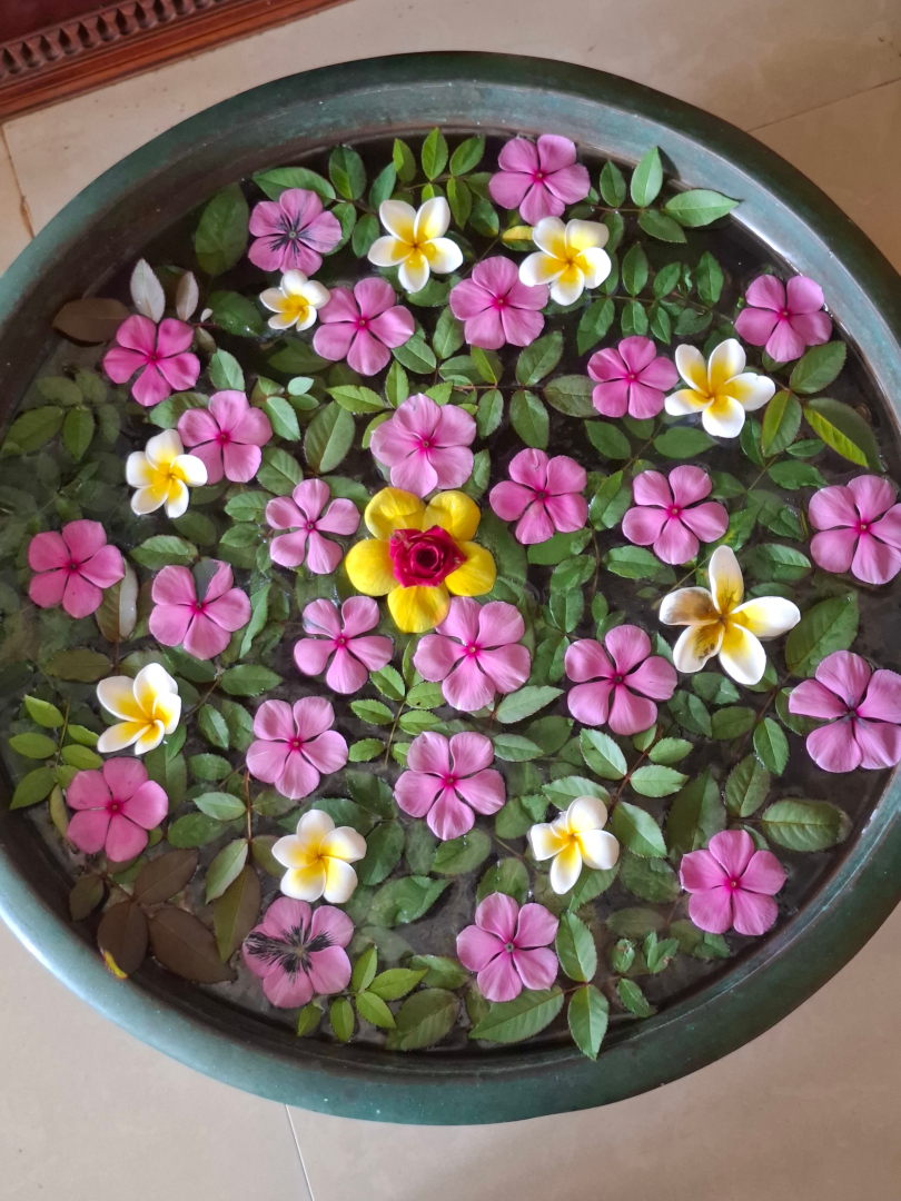 Mandala de flores rosas