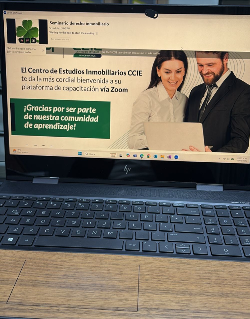 Pantalla de curso On Line