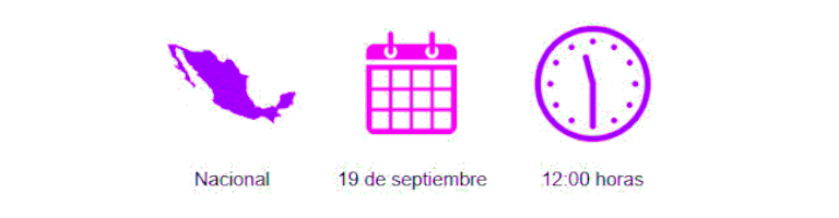 Programación del segundo mega simulacro nacional 2025