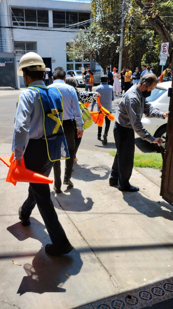 Simulacro de desalojo oficinas